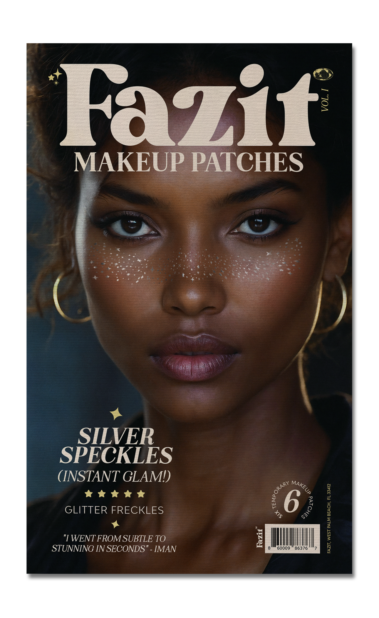 silver makeup patches