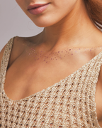 Rose Decolletage Glitter Makeup Patches