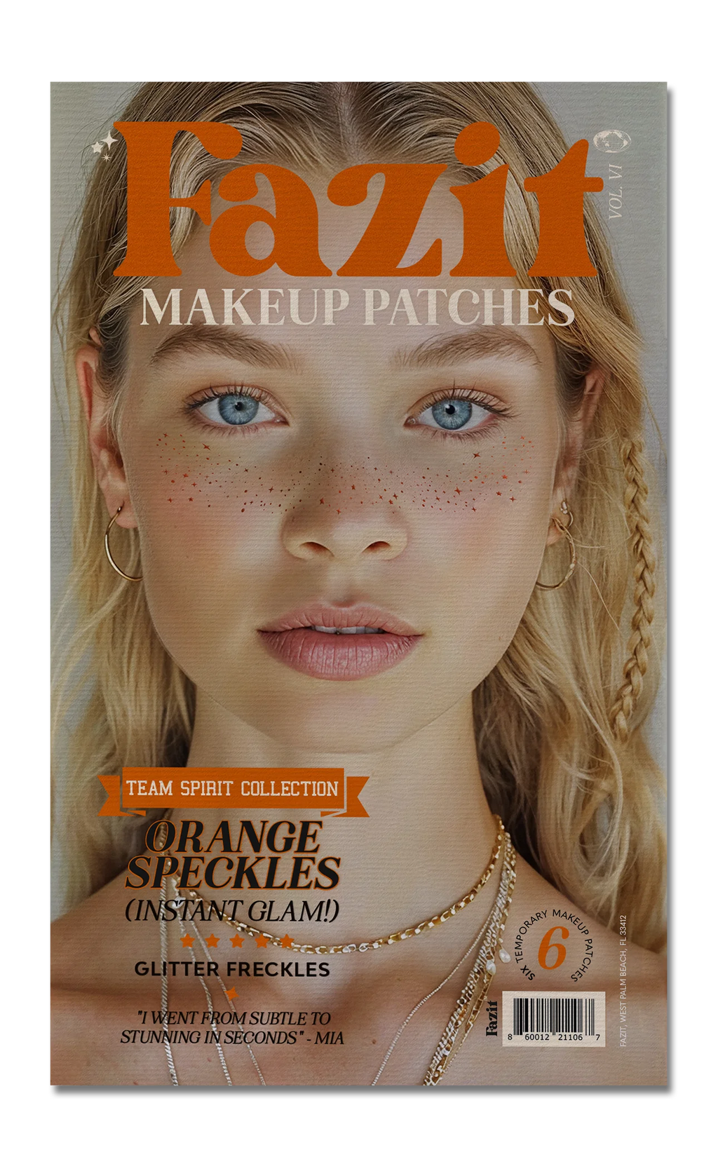 Orange speckles