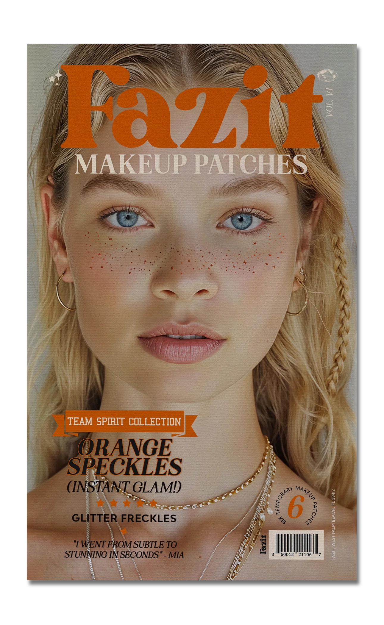 Orange speckles