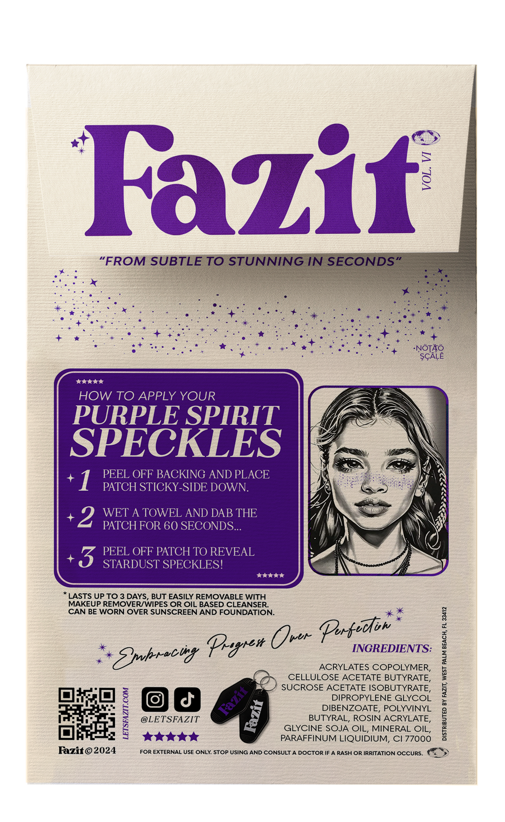 purple back