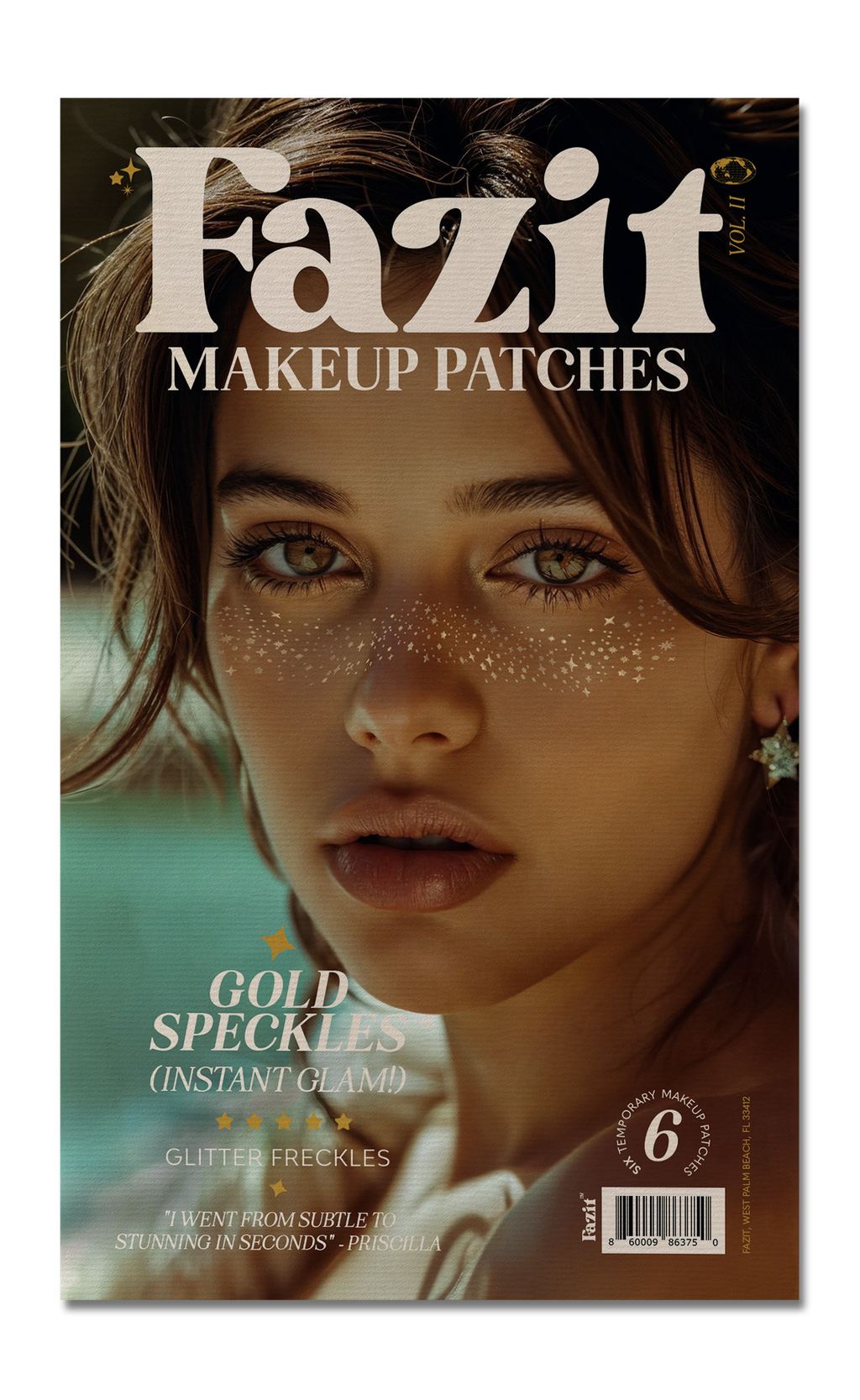 Gold speckles