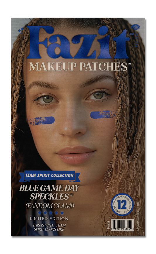 Blue Game Day Speckles