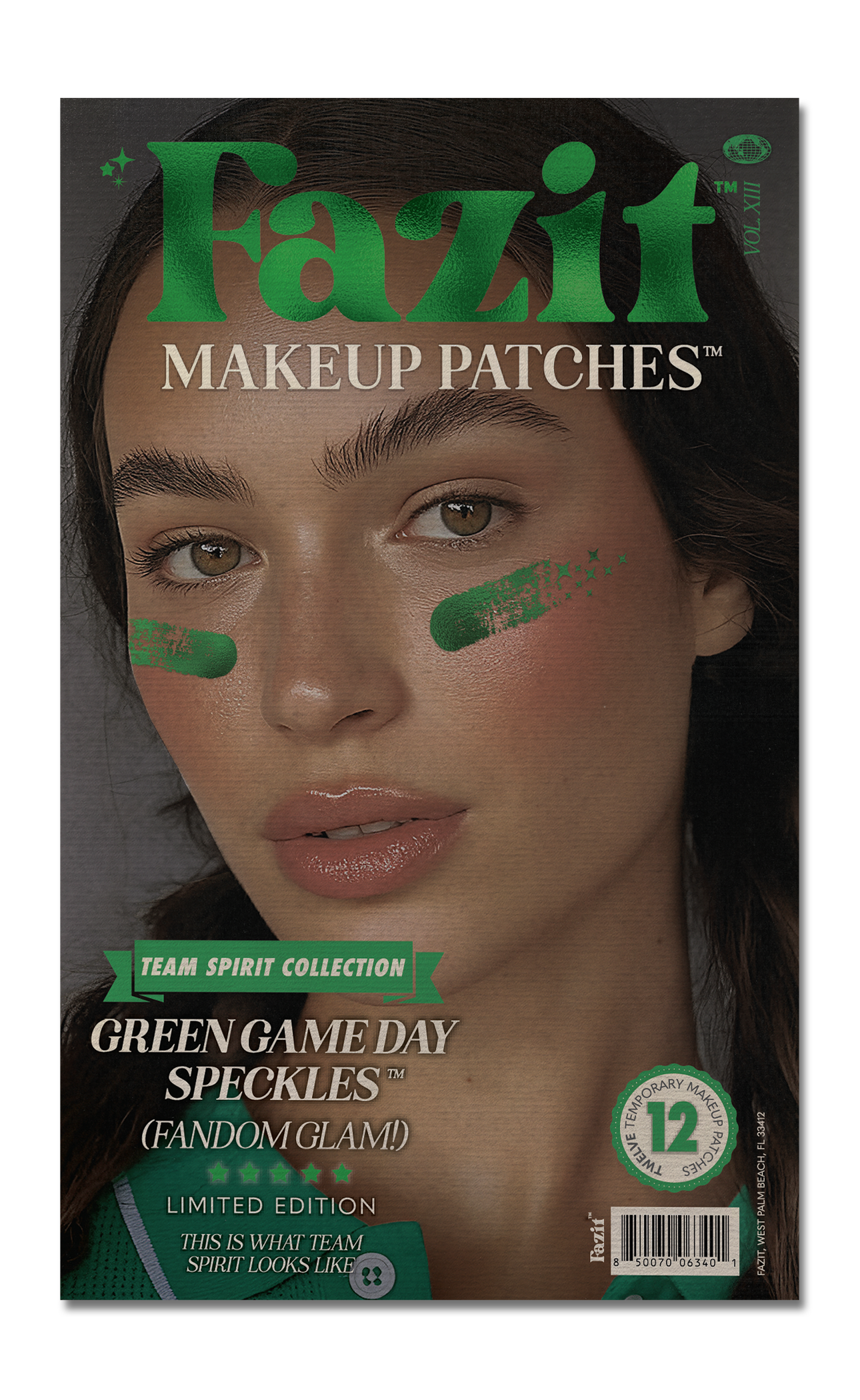 Green Game Day Speckles