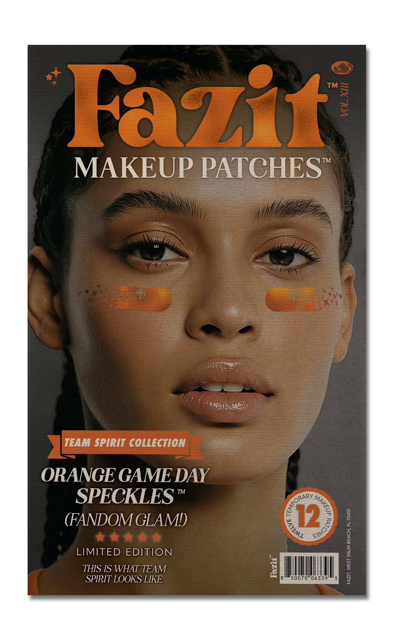 Orange Game Day Speckles