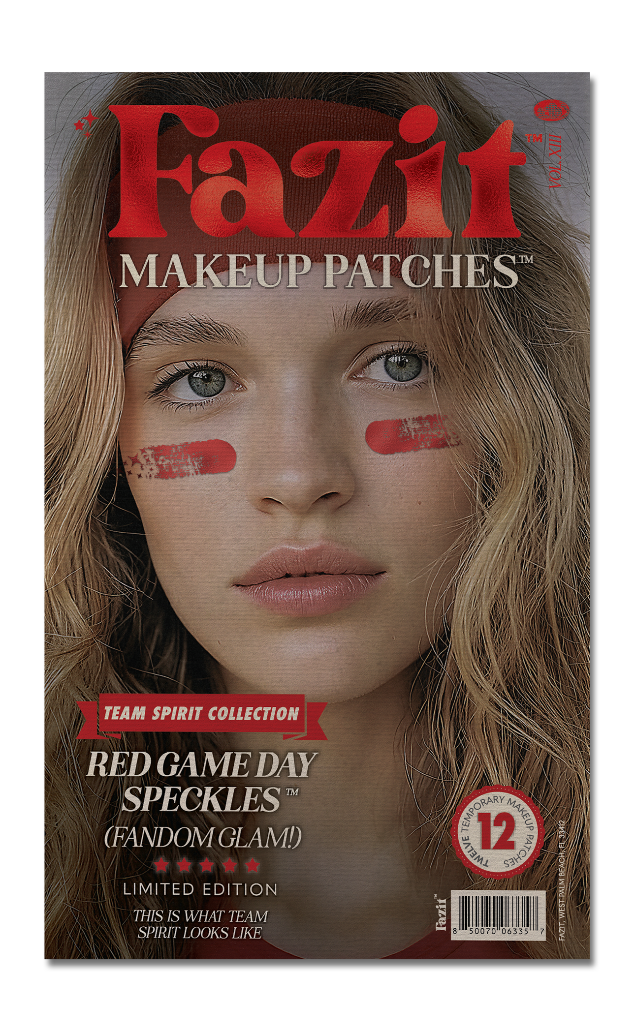 Red Game Day Speckles