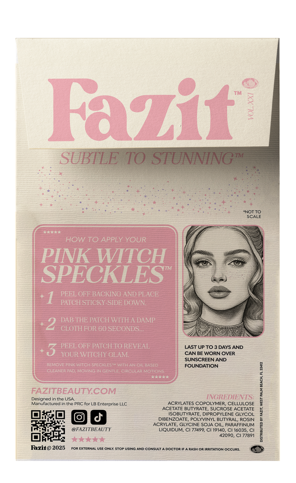 Wicked Pink Witch Speckles