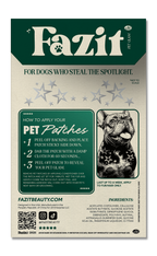 Silver Star Speckles Pet Patches