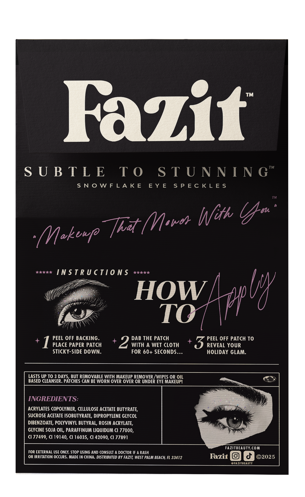 Snowflake Eye Speckles