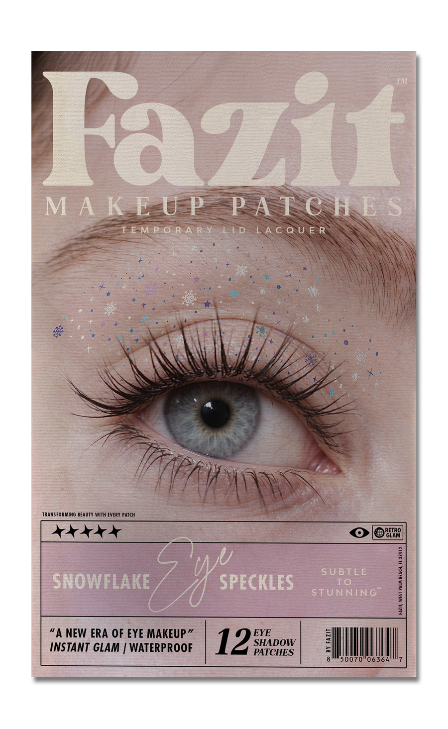Holographic Snowflake Eye Speckles