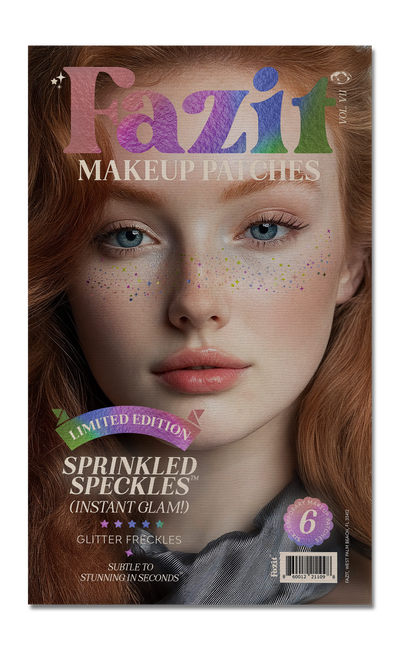 Sprinkled Glitter Freckles Makeup Patches