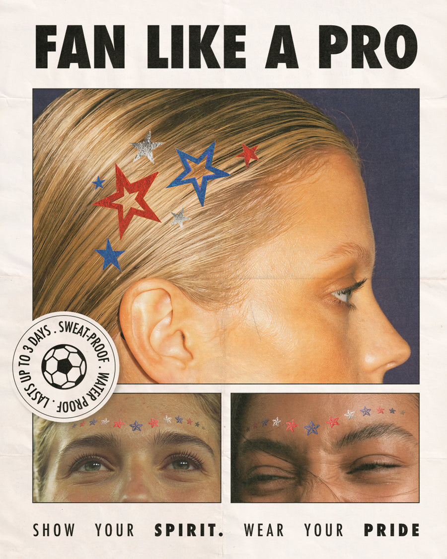 Stars Across Your Forehead. Stars in Your Hair.