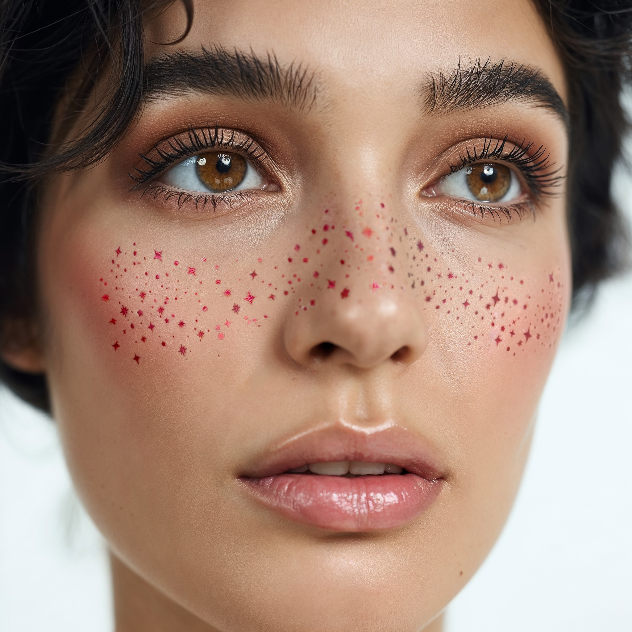 Red Spirit Speckles Makeup Patches - Team Spirit Collection