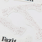 Rose Gold Glitter Freckles Makeup Patches