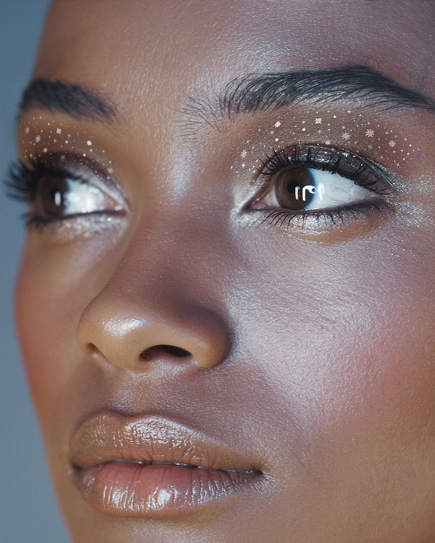 Snowflake Eye Speckles